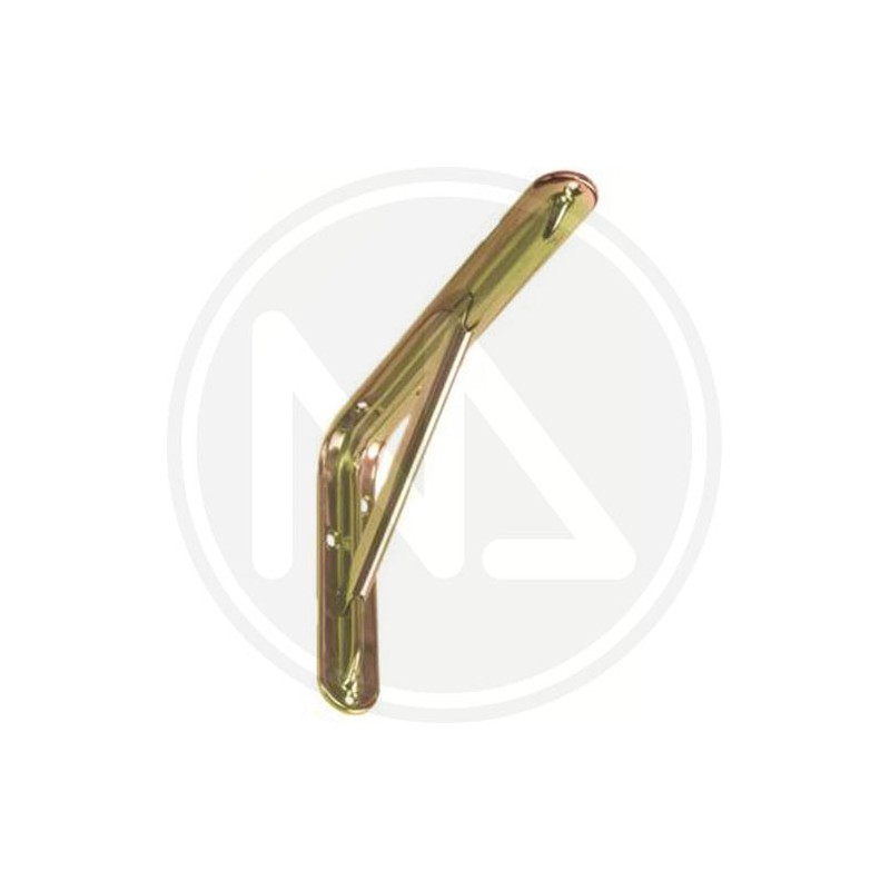YELLOW ZINC-PLATED STEEL BRACKET WITH OBLIQUE BAR MAURER