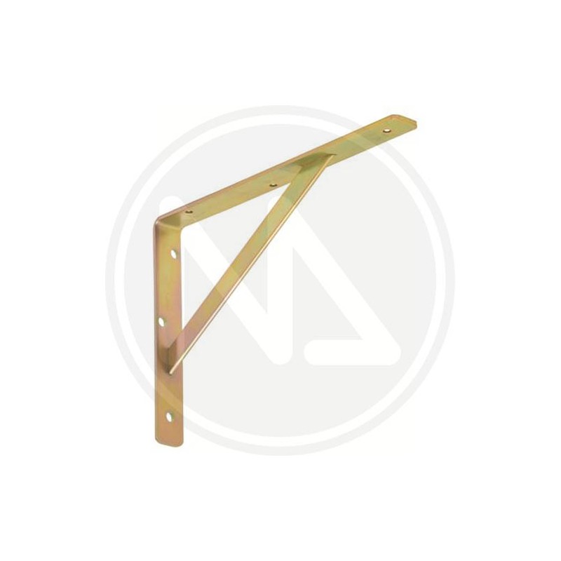 YELLOW ZINC-PLATED HEAVY DUTY STAYED BRaCKET