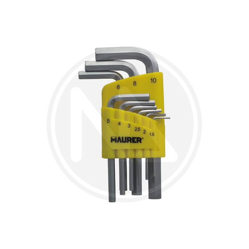 hexagonal keys 9 pieces set maurer