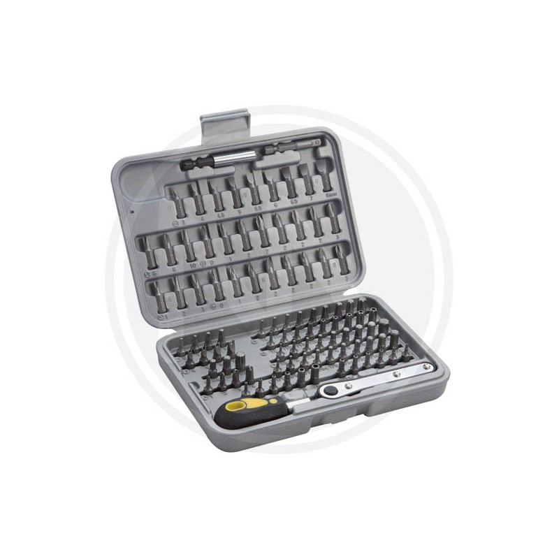 MAGNETIC SCREWDRIVER WITH BITS SET 99 PIECES MAURER