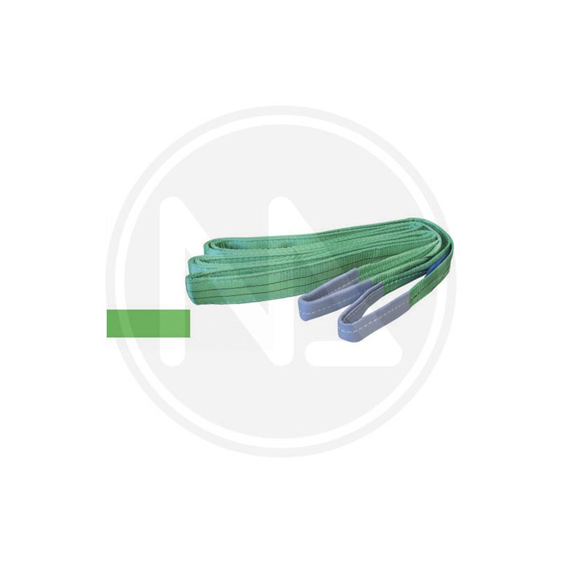 FLAT HOISTING SLING 2000 KG. GREEN MAURER plus