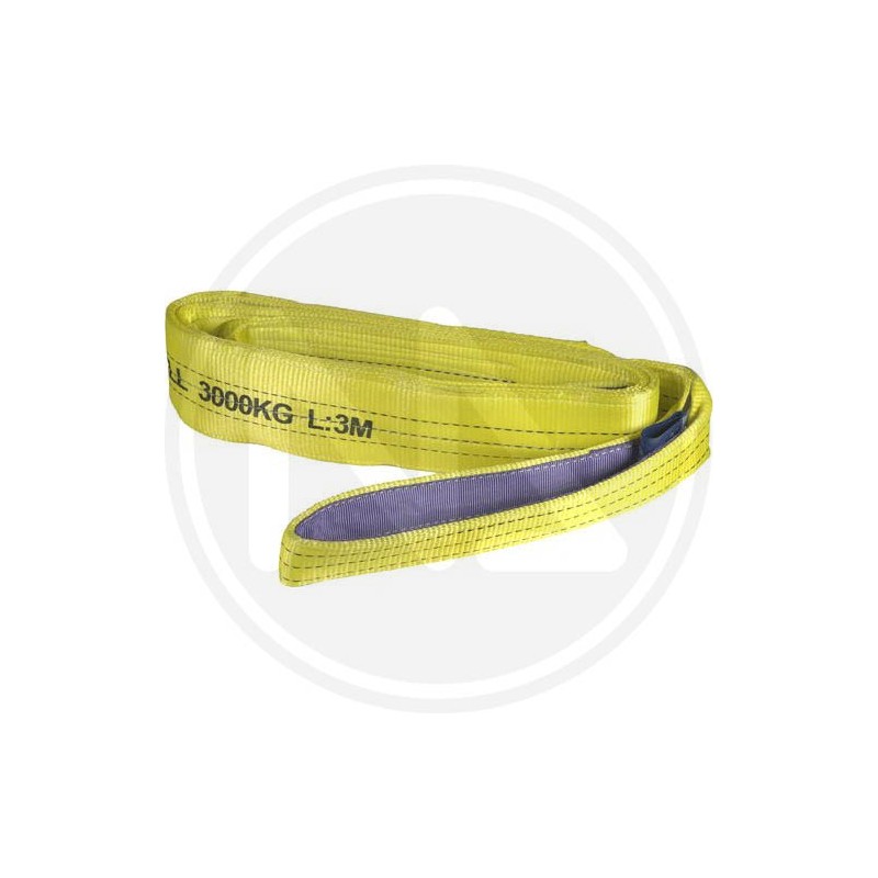 FLAT HOISTING SLING 3000 KG. YELLOW MAURER plus