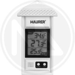 WALL PVC DIGITAL THERMOMETER "MIN-MAX" MAURER