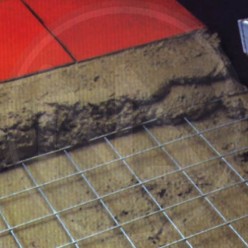 mesh for floors galvanized Ø 1,40 mm. papillon