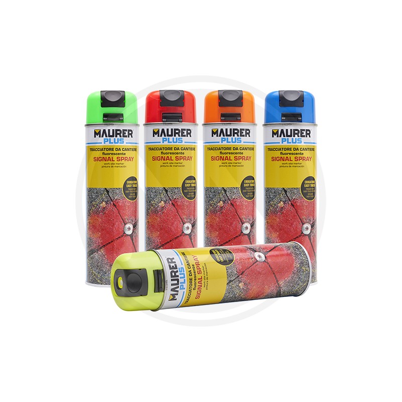 WORK SIDE MARKERS SPRAY FLUORESCENT  MAURER PLUS