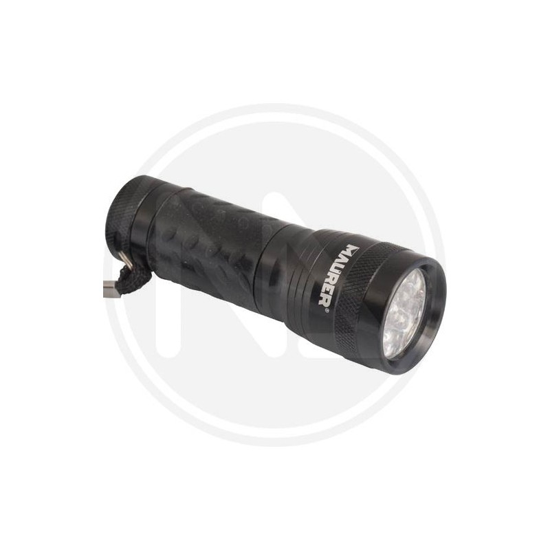 aluminium battery LED torch "SOFT TOUCH" maurer