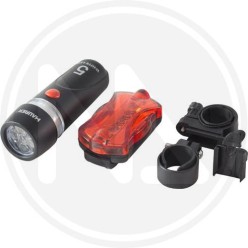 bicYcle BATTERY light "set 2 LUCI LED" maurer