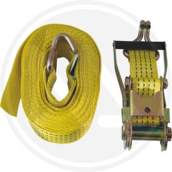 CINGHIa di ancoraggio DOPPIA CON GANCI "U" E criccHETTO 2000 kg. maurer