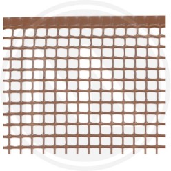BROWN PVC WOVEN NET WITH SQUARED MESH PAPILLON