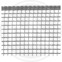 CHARCOAL GREY PVC WOVEN NET WITH SQUARED MESH PAPILLON