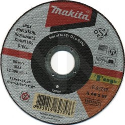 CUTTING WHEEL Ø 115 MM. FOR STAINLESS STEEL MAKITA