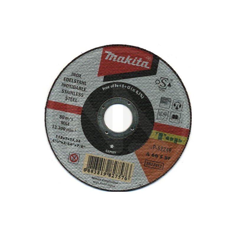 CUTTING WHEEL Ø 115 MM. FOR STAINLESS STEEL MAKITA