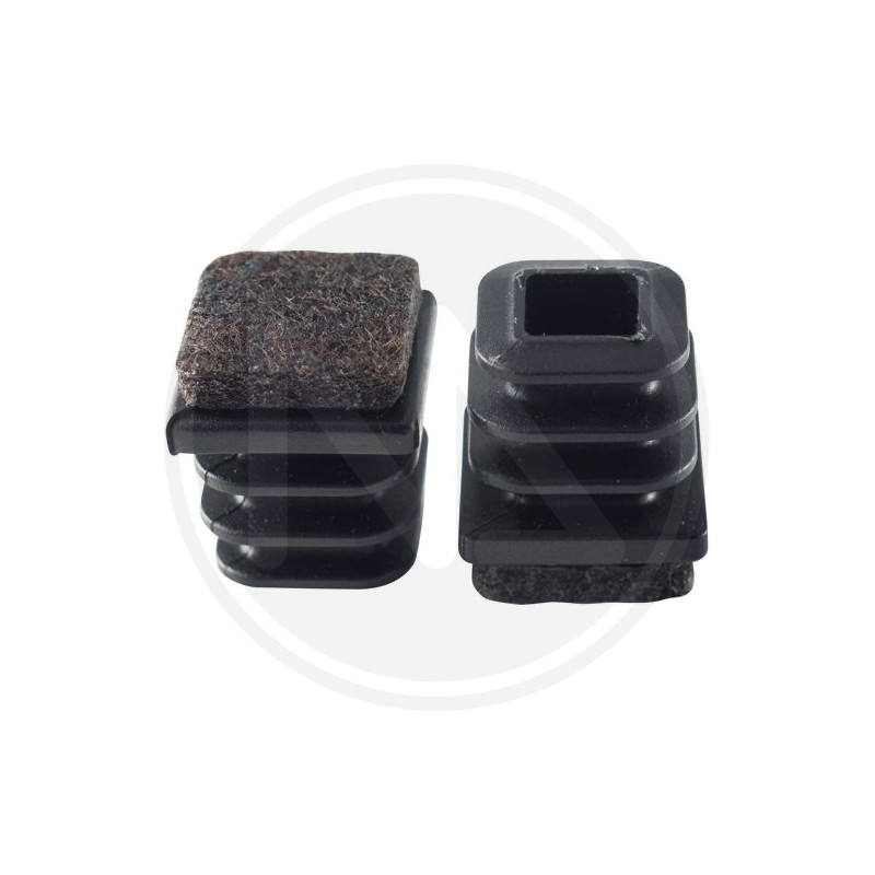 SQUARE INTERNAL RUBBER TIP WITH FELT MAURER