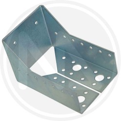 WHITE GALVANIZED CLOSED SUPPORT FOR BEAMS