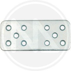 PIASTRA PER TRAVI DIRITTA ZINCATA BIANCA L 40ZB