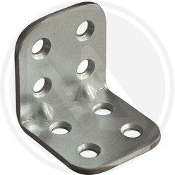 WHITE GALVANIZED RIBBED BENT PLATE FOR BEAMS L 30ZB