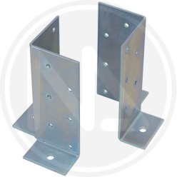 SUPPORTO ANGOLARE REGGIPILASTRI ZINCATO BIANCO