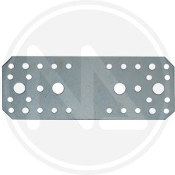 PIASTRA PER TRAVI DIRITTA ZINCATA BIANCA L 65ZB