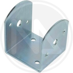 WHITE GALVANIZED bracket FOR "U" BEAMS