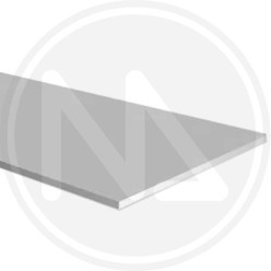 MELAMINE SHELF white 18 mm.