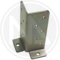 SUPPORTO ANGOLARE REGGIPILASTRI IN ACCIAIO ZINCO+