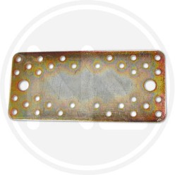 PIASTRA MAXI PER TRAVI diritta in acciaio ZINCO+ 793 L 90