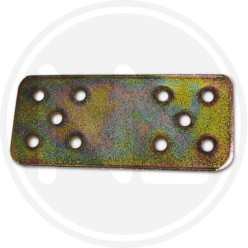 PIASTRA PER TRAVI DRITTA IN ACCIAIO ZINCO+ 873 L 40