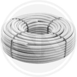 TUBO CORRUGATO IN PVC BIANCO per cavi elettrici
