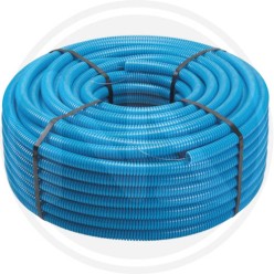 BLUE pvc corrugate tube for electric cables