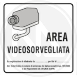 INFORMATION SIGN "VIDEO SURVEILLANCE AREA"