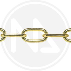 chains-long link brass chain