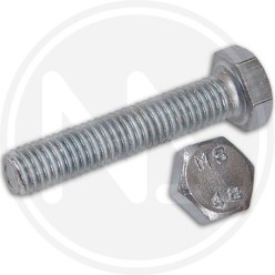 zincplated metal screws class 4-8 hex head 6 mm*