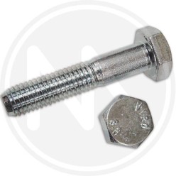 zincplated steel class 8.8 bolts hex head 12 mm FIL. PARZ.
