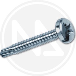 VITI per metallo ZINCATE AUTOPERFORANTI TC CR 4,8 mm.