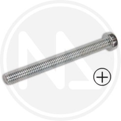 viti per metallo Zincate CLASSE 4.8 tc CR 6 mm.