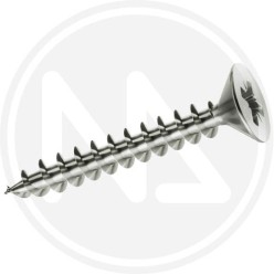 WOOD SCREWS ZINC PLATED CHROMITING 4 mm.*