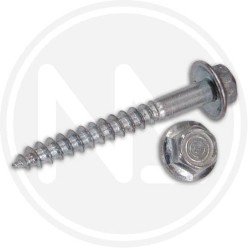 ZINCPLATED WOOD screws HEX HEAD 6 MM
