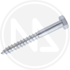 viti per legno tirafondi te zincate  8 mm.