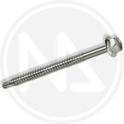zincplated sfdrilling metal screws hex head 6,3 mm