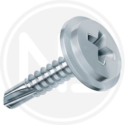 viti per metallo zincate autoperforanti TP LARGA cr 4,2 mm.