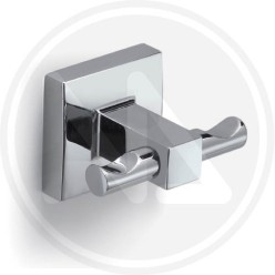 CHROME DOUBLE HANGER "OLIMPO" GEDY