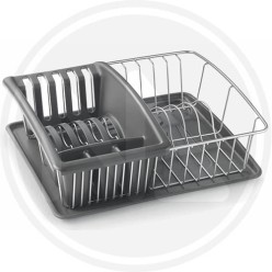 SCOLAPIATTI CON VASCHETTA E BACINELLA METALTEX