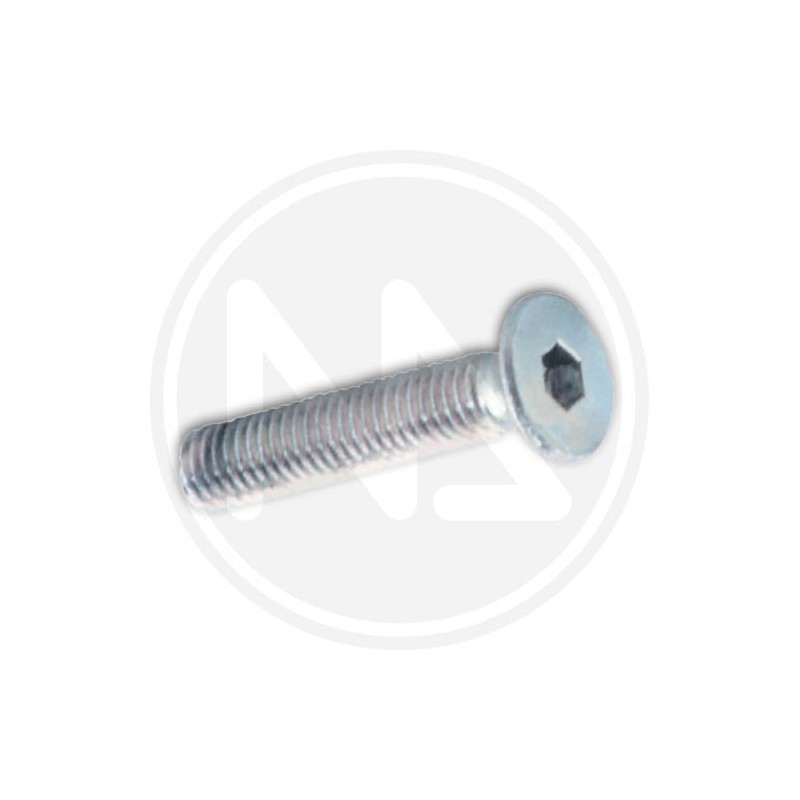 ZINC PLATE steel metal screws hex head set 8 mm
