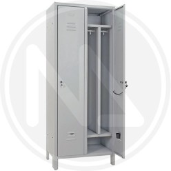 DIRTY-CLEAN SLIM METAL WARDROBE 2 PLACEs + shoes divider