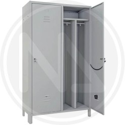 DIRTY-CLEAN METAL WARDROBE 2 PLACES 2 DOORS