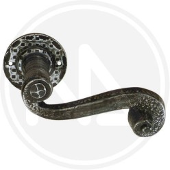 MANIGLIA per porta IN FERRO BATTUTO