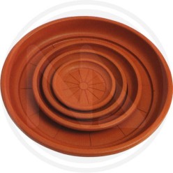FLOWER ROUND saucer POT "TERRACOTTA"