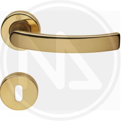 MANIGLIA PER PORTA IN OTTONE "IDEA"