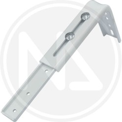 supporto CENTRALE a parete estensibile per scorritenda CON CURVE