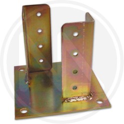 SUPPORTO PER pilastri con piastra in acciaio tropicalizzato